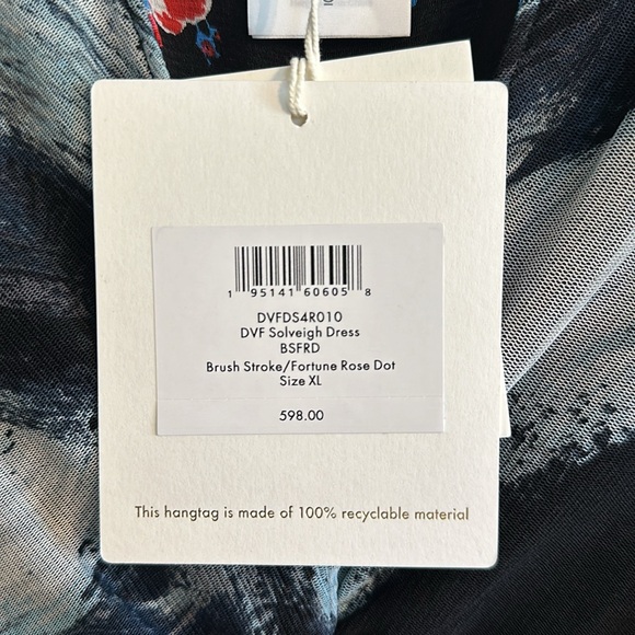 NWT-DVF Reversable gorgeousness!!! Maxi dress, Diane Von Furstenberg, sz XL. - Picture 7 of 15